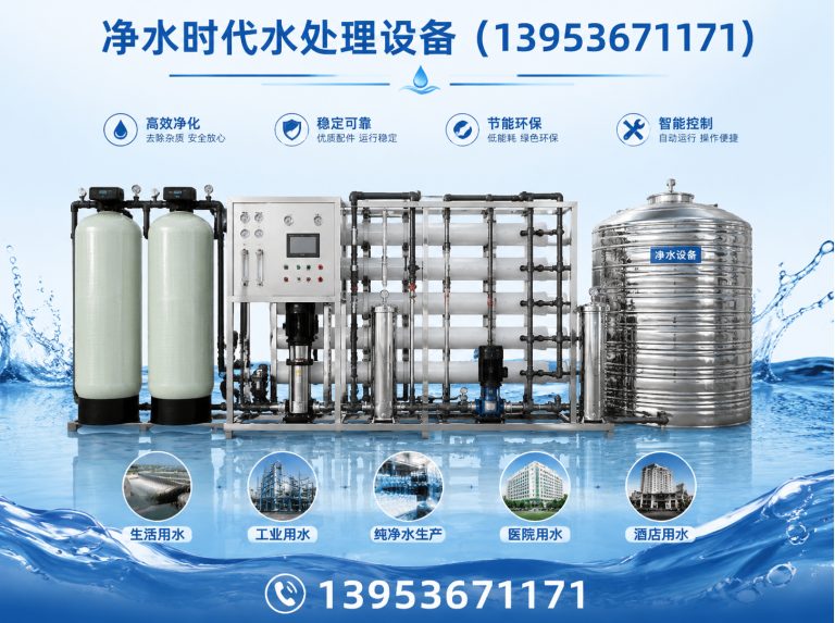 昌乐县净水时代水处理设备展示图